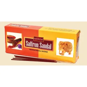 Nandita Saffron Sandal Dhoop( Slims) Sticks - 80Gms