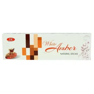 Jk White Amber Natural Incense 50Gms