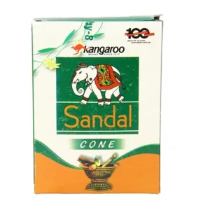 Kangaroo Sandal Dhoop Cone 20Pcs