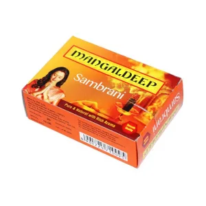 Mangaldeep Sambrani Pure And Natural Incense - 18 Pcs
