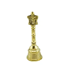 B/S Puja Hand Tray Bell Shankh Chakra 4 Inch (0.160 Kgs)