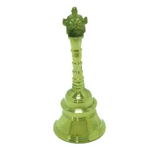 Puja Antique Hand Bell Shankh Chakra - 11426