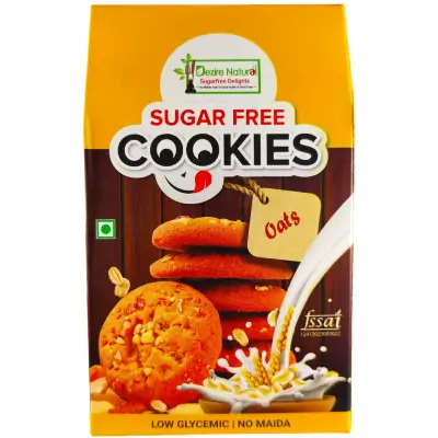 Dezire Sugar Free Oats Cookies 140g (pack of 1)_1