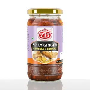 777 Spicy Ginger Chutney/Thokku 300g
