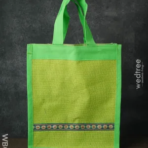 Jutebag - Jute Bag with Nonwoven Fabric - 10X12X5 Inches