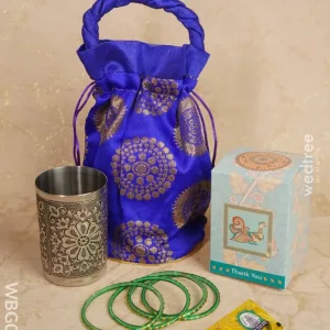 Return Gifts - German Oxidised Silver Finish Glass