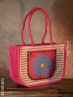 jute-bag-horizontal-stripes-with-warli-print-wbg0090-bags-922