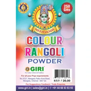 Rangoli KOLA PODI - Red Colour