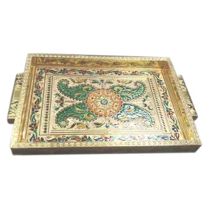 SF Chocky Tray Gold Meena 12 x 18 Inch