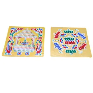 Colour Kolam Sticker (2 Pcs) 10 X 10