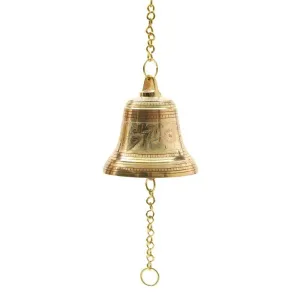 B/S Temple Bell Enamel with Chain 6 Inch (0.600 Kgs)
