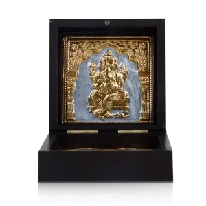 Puja Box Mini Gold - Ganesha