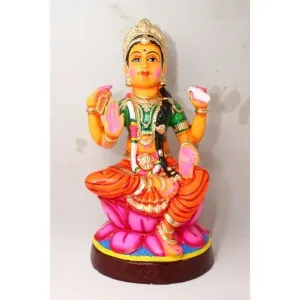 Bala Tripura Sundari - 18 Inch | Giri Golu Doll/ Paper Mache/ Balambigai/ Navratri Bommai/ Gifts/ Showpiece