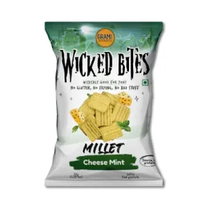 Wicked Bites Millet Cheese Mint 30g x 2