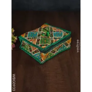 WD Patola Printed Jewel Organizer  -  Small