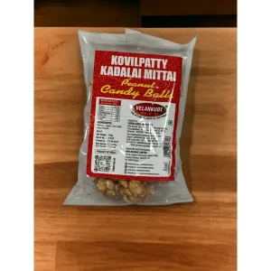 Kovilpatti PEANUT CANDY BALLS 100gms (Pack of 100)