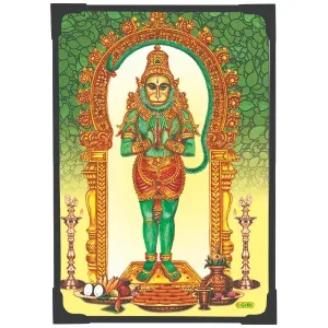 Lamination Photo - Anjaneyar - 6 x 4 Inches