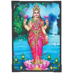 Lamination Photo - Lakshmi - 9 x 7 Inches