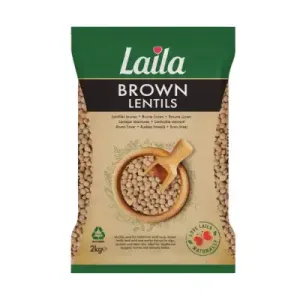 Laila Brown Lentils 2Kg