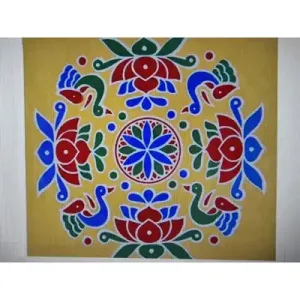 Colour Kolam Sticker (2 Pcs) 15 X 15