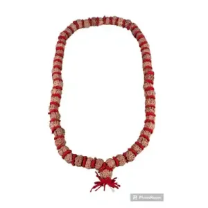 Rudraksha Khanta Mala 5 Face Velvet 54 Beads