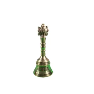 BS Puja Hand Bell Shank Chakra Polish- 6 Inch - 0.350 Kgs