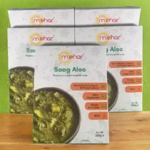 Mehar RTE - Saag Aloo - 280g (pack of 5)