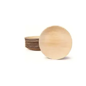 7" Palm Leaf Round Plates (pack of 50)