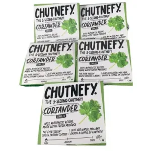 Chutnefy Coriander Chutney (South Indian) | 5 Second Chutney (pack of 5)
