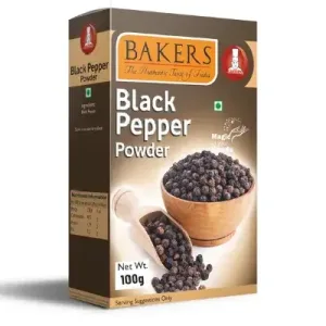 BAKERS BLACK PEPPER POWDER  100gms  (pack of 2)