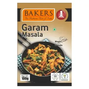 BAKERS GARAM MASALA 100gms (pack of 10)