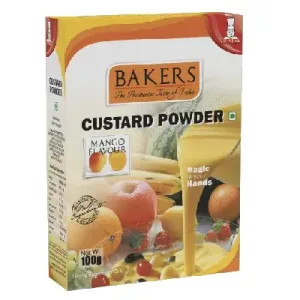 BAKERS CUSTARD POWDER MANGO 100g  (pack of 3)