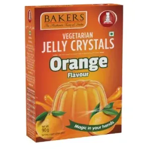 BAKERS JELLY CRYSTALS ORANGE 90g (pack of 3)