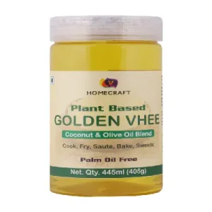 HOME CRAFT VHEE, COCONUT & OLIVE OIL BLEND GOLDEN GHEE 445 ML