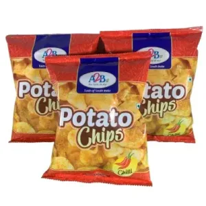 A2B Potato Chips Chilli - 40g (pack of 3)