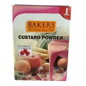 BAKERS CUSTARD POWDER RASPBERRY 100g - 1