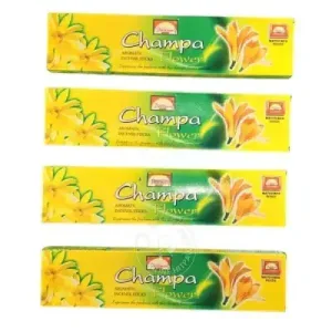 Champa - Flower Incense Sticks - 100 Gms-(Pack of 4)