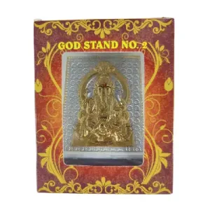 GERMAN SILVER PHOTO FRAME GANESHA