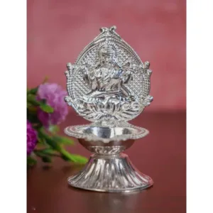 GERMAN SILVER LAKSHMI DIYA