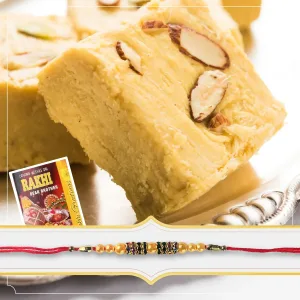 Rakhi set with Bambino Soan Papadi 200g