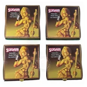 GT Sugam Multicoloured Sambrani (12pcs)-(Pack of 4)