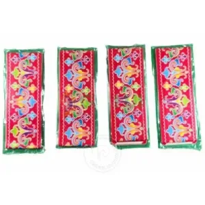 Kolam Sticker - Sparkle border - 2pc set-(Pack of 4)
