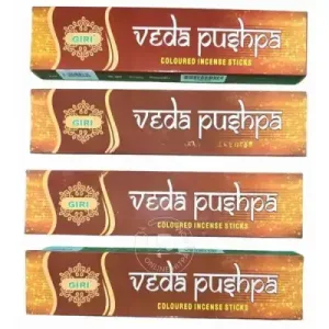 Vedapushpa Incense Sticks (Agarbati)-(Pack of 4)
