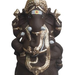 Ganapati Big- Clay- 15 inch - Gold