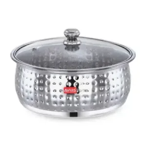 AVIAS INDUS 20G HAMMERED FOOD SERVER LARGE