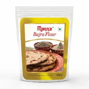 Manna Bajra Millet Flour-500g (pack of 12)