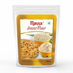 Manna Jowar Millet Flour-500g (pack of 2)