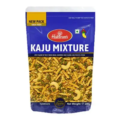 Haldiram Kaju( Cashew) Mixture - 200g (pack of 1)_1