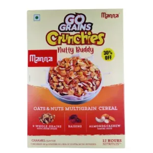 Manna CRUNCHIES NUTTY BUDDY CARAMEL-300g (pack of 1)