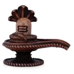 CR Shivling with Nag 2.3 Inch - 0.128kg